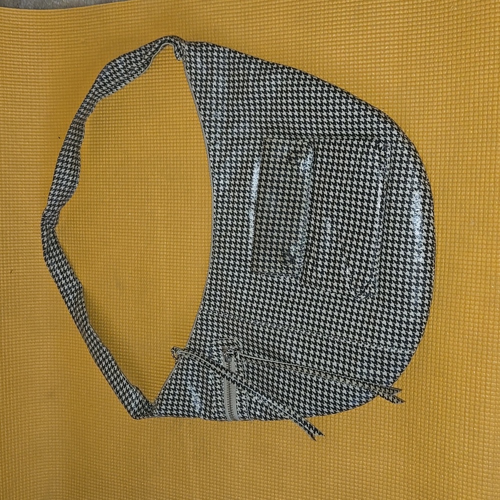 Latino houndtooth print shoulder bag